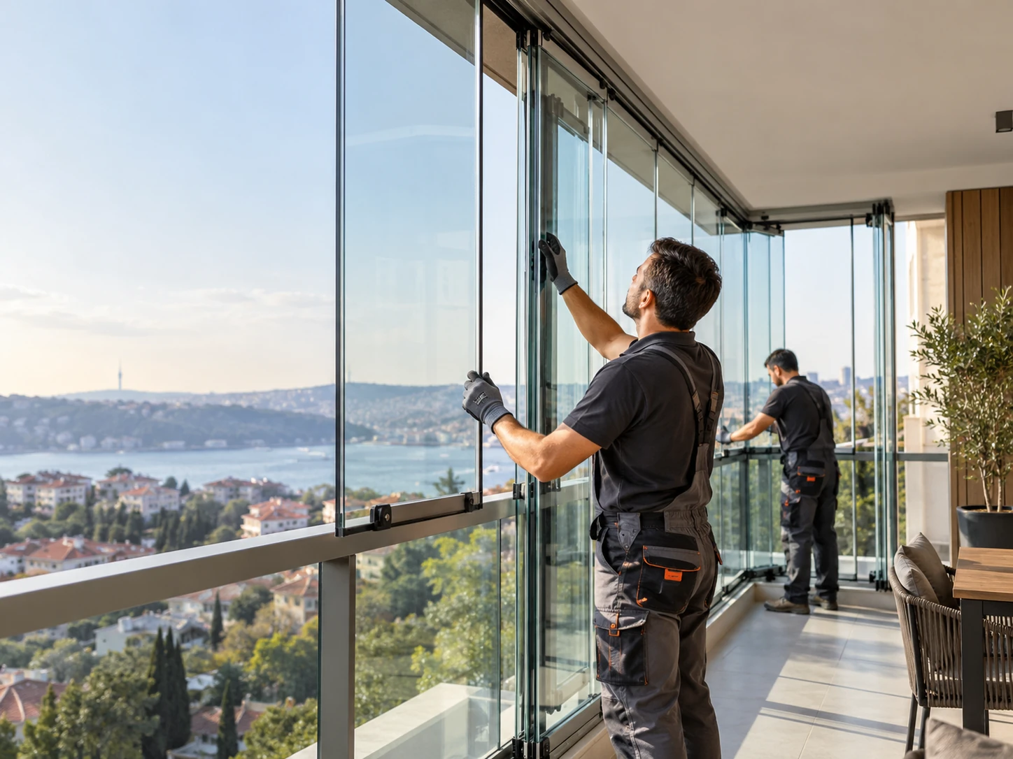 Cam balkon montaj ve uygulama detayı